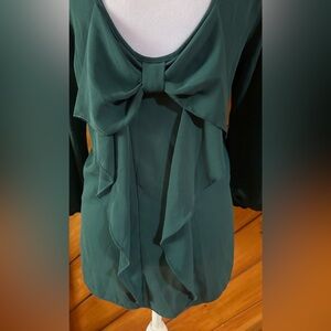 Green blouse